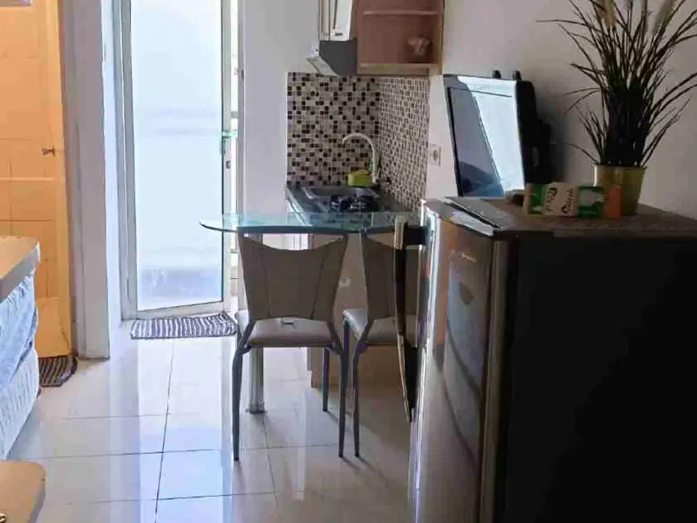 jual butuh apart studio GREEN PALACE kalcit full furnished shm jaksel