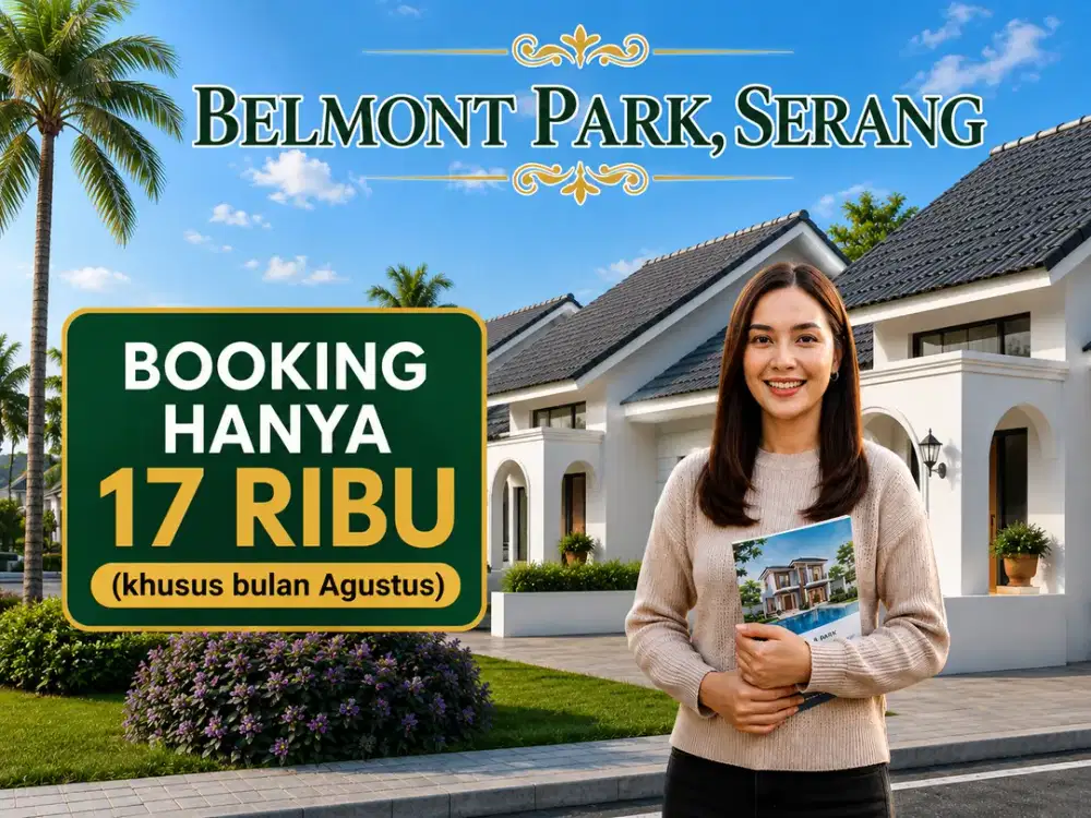 RUMAH 3 KAMAR DI KOTA SERANG, BOOKING HANYA 17 RIBU SAJA!