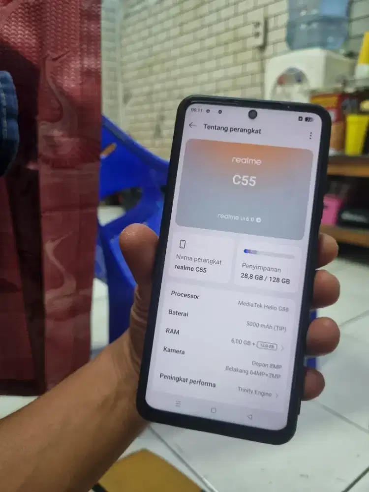 Realme C55 RAM 6+12/128GB MULUS