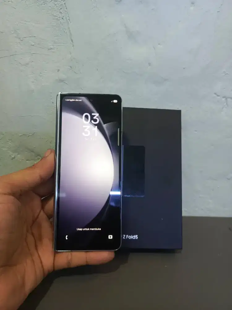 SAMSUNG Z FOLD 5 5G RAM 12/256GB ORIGINAL SEIN MULUS NORMAL FULLSHET
