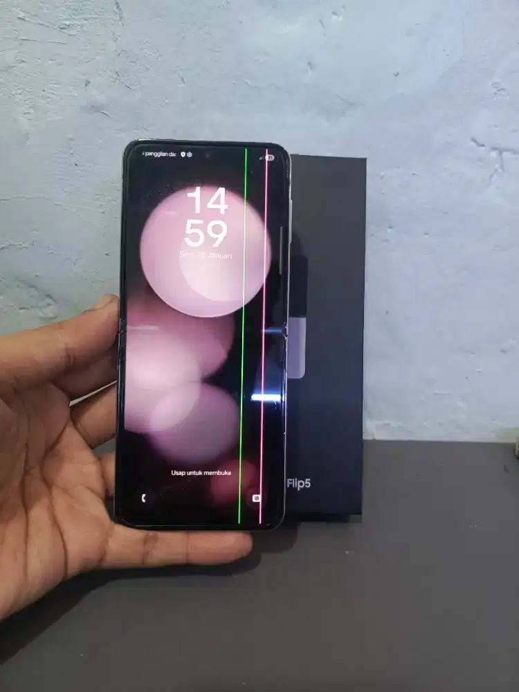 SAMSUNG Z FLIP 5 5G RAM 8/256GB ORIGINAL SEIN MULUS NORMAL FULLSHET
