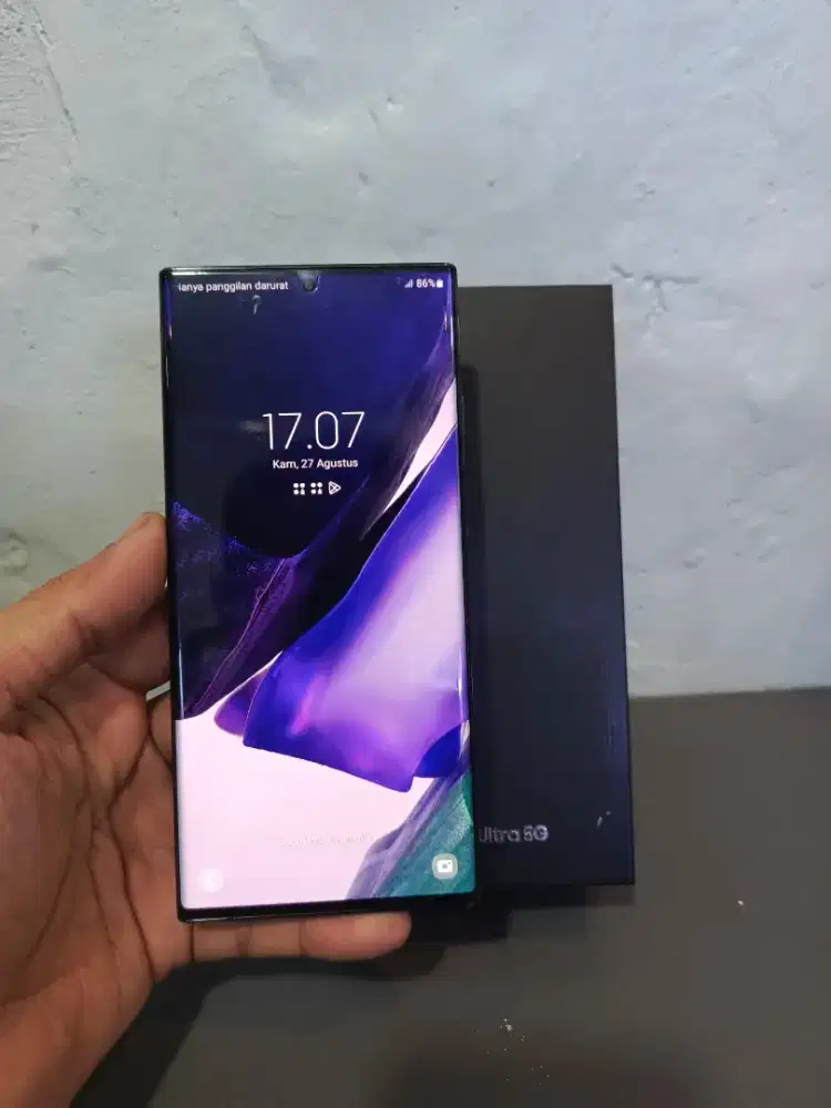 SAMSUNG NOTE 20 ULTRA 5G RAM 8/256GB ORIGINAL SEIN MULUS NORMAL FULL