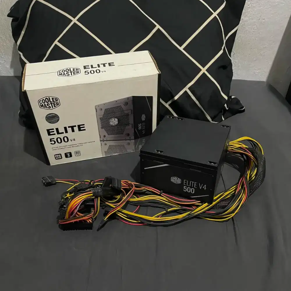 Power Supply PSU Cooler Master Elite V4 500W 80+ Fullset