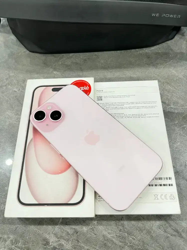 iPhone 15 128gb (Pink) Garansi Resmi Indonesia (Digimap) Aktif 3/27