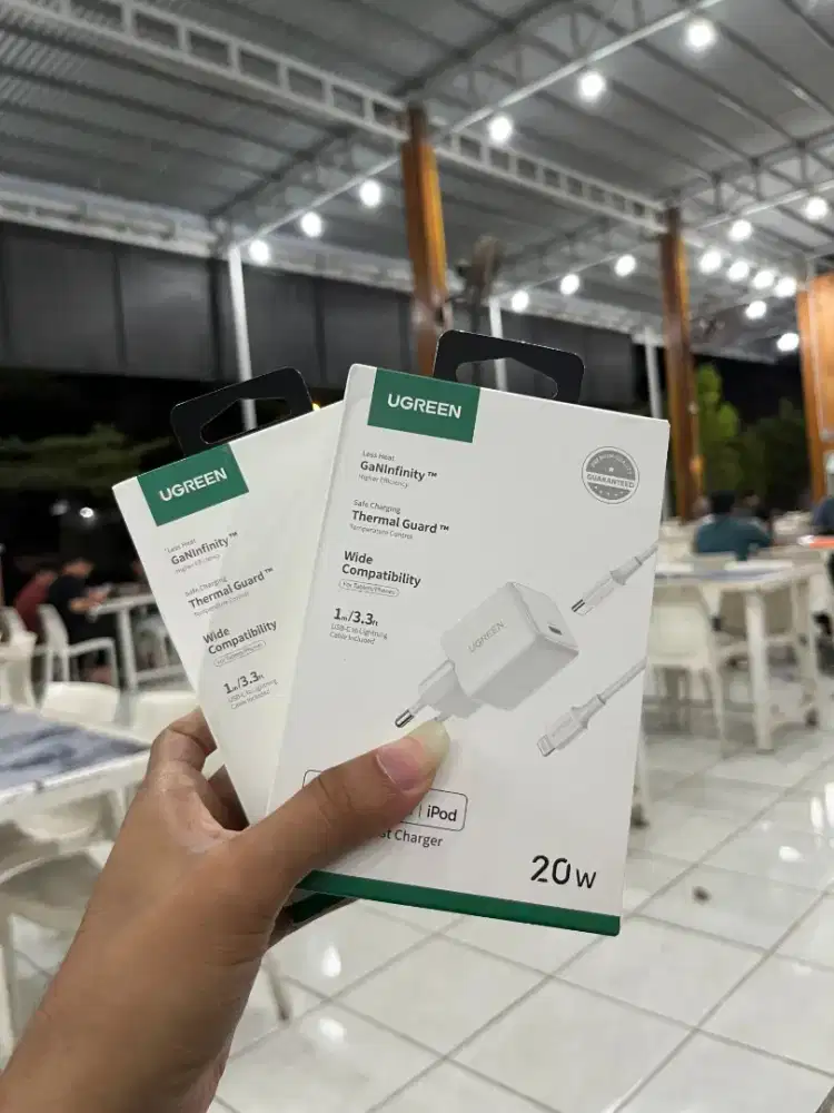 Charger Ugreen MFI Fullset GaN 20w Type-C to Lightning Original