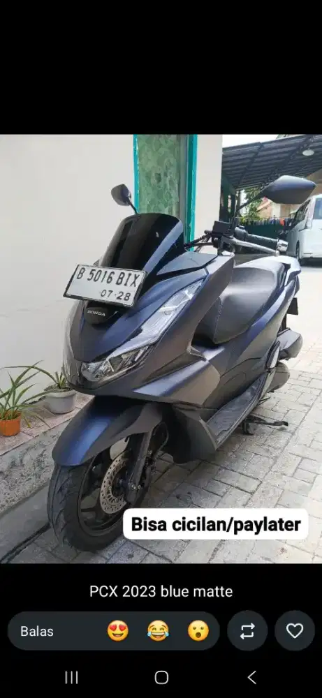 NEW PCX 160 KOMPLIT SEPERTI BARU PRIMA BISA TT  MURAH LGS PEMAKAI