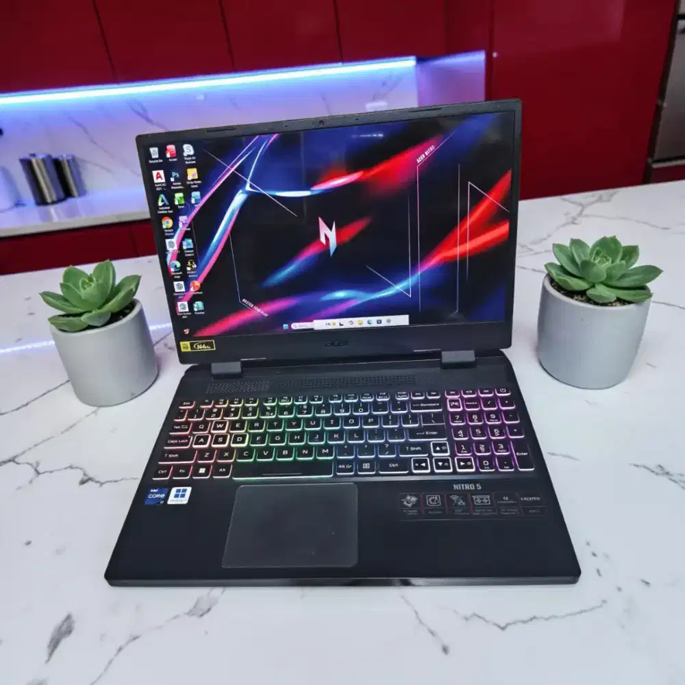 Laptop Gaming Acer NITRO 5 RGB Core i7 RAM 16Gb SSD 512Gb GEN 12 MURAH