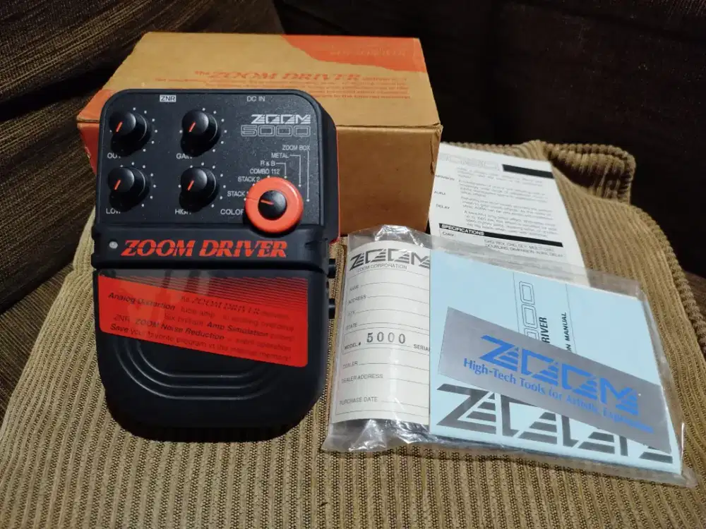 Guitar Effect ZOOM Driver 5000 Made In Japan.