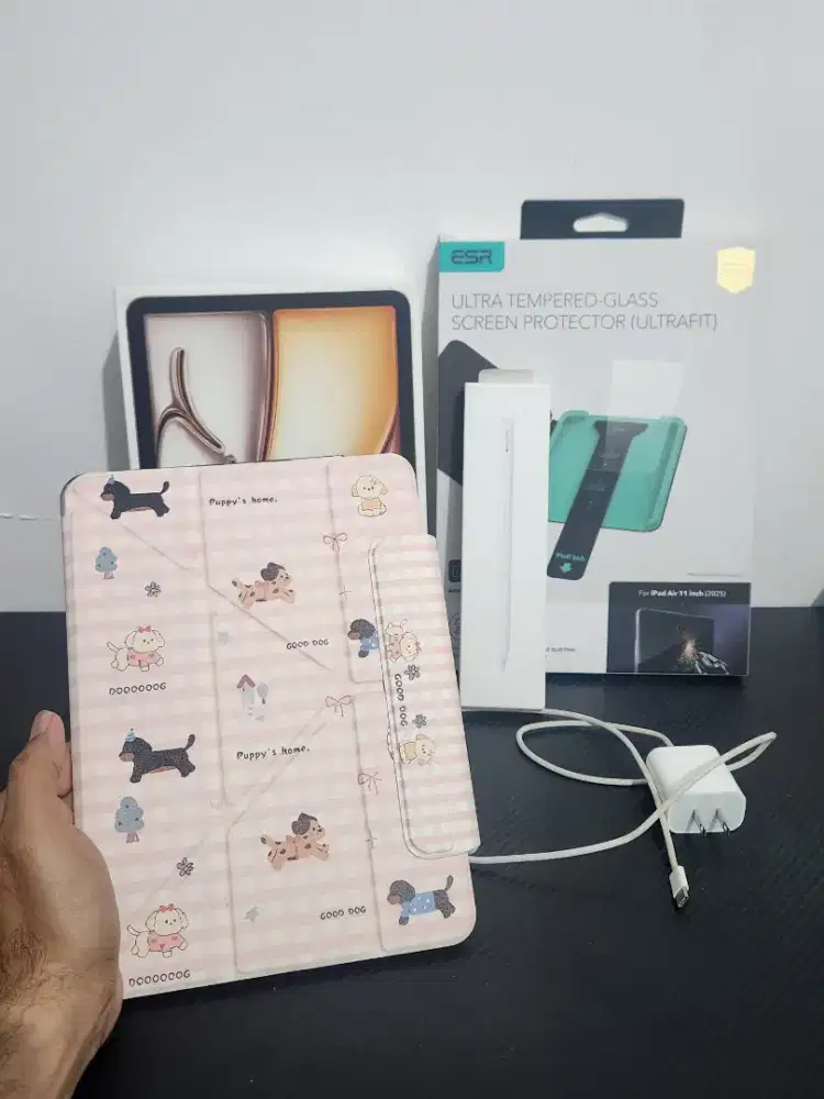iPad Air M3 11 inch wifi fulset ori msh garansi bonus apple pencil pro
