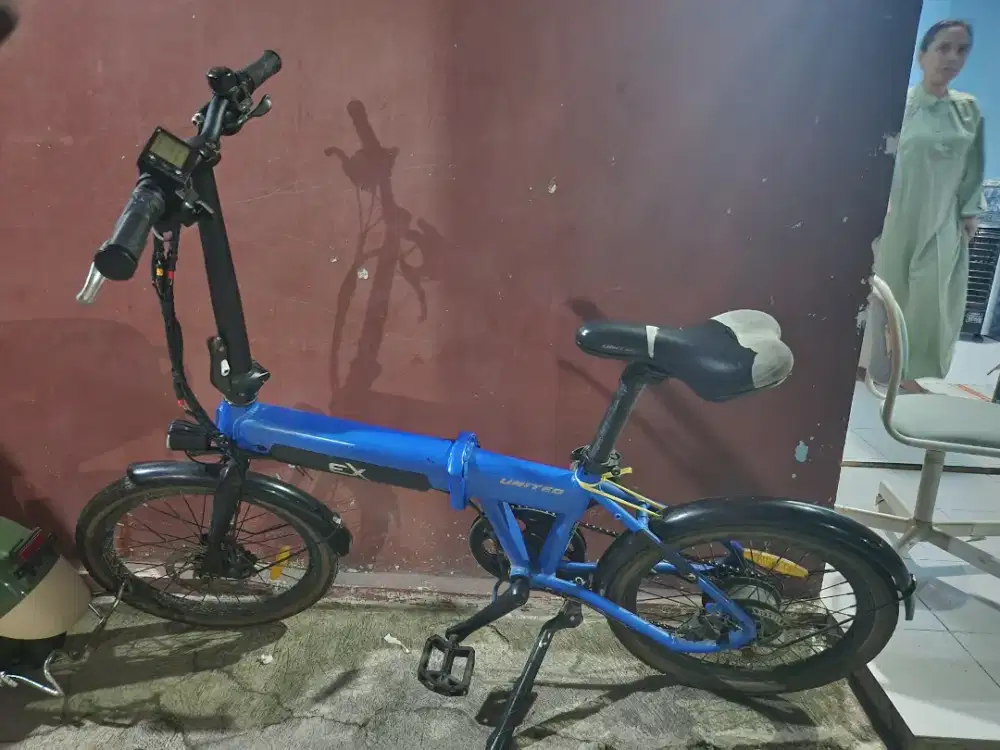 Sepeda lipat listrik UNITED EX Electric E Bike Folding 20inch