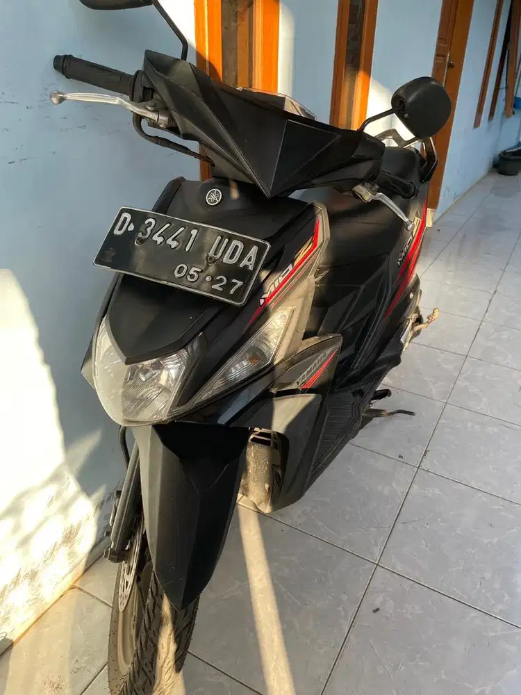 Mio Z 2017 hitam doff lengkap
