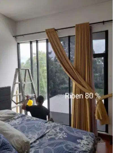KACA FILM RUMAH PABRIK GEDUNG KACAFILM KANTOR STICKER SUNBLAST ONEWAY