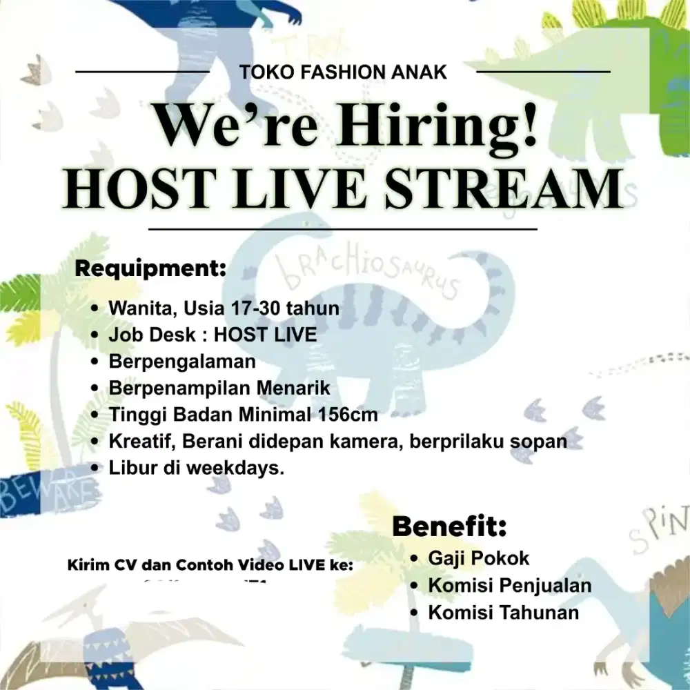 LOKER HOST PENGALAMAN
