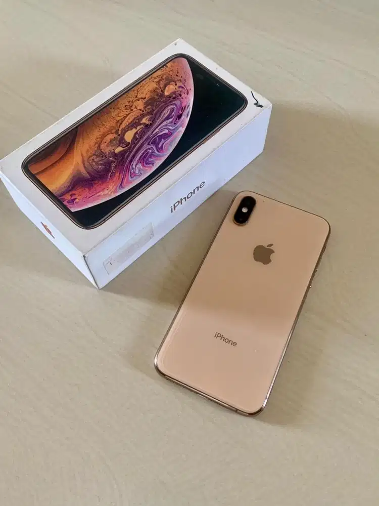 Iphone XS 64gb Gold FULL ORI Mulus Normal Malang Batu