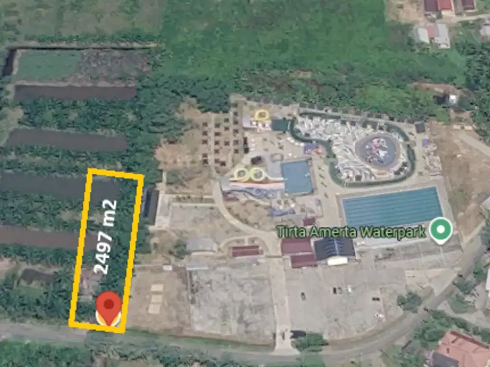 JUAL TANAH 25 x 100 m SEBELAH TIRTA AMARTHA WATERPARK BENGKULU