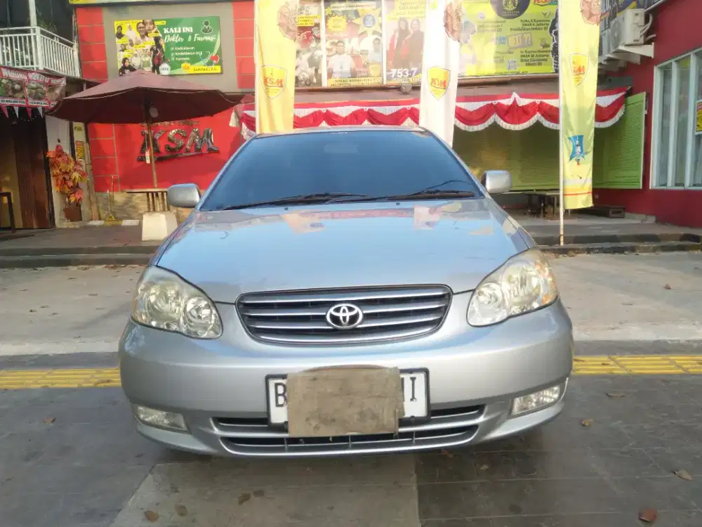 Toyota Altis 2002 manual