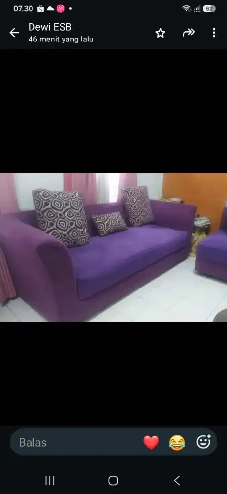 Sofa bangku edisi pindahan