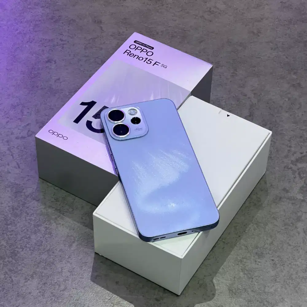 Oppo Reno 15f 8/256 lengkap ori mulus