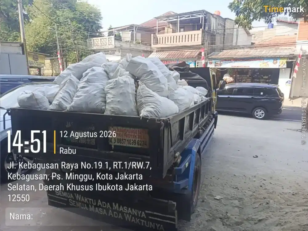 Jasa buang puing bangunan dan sampah