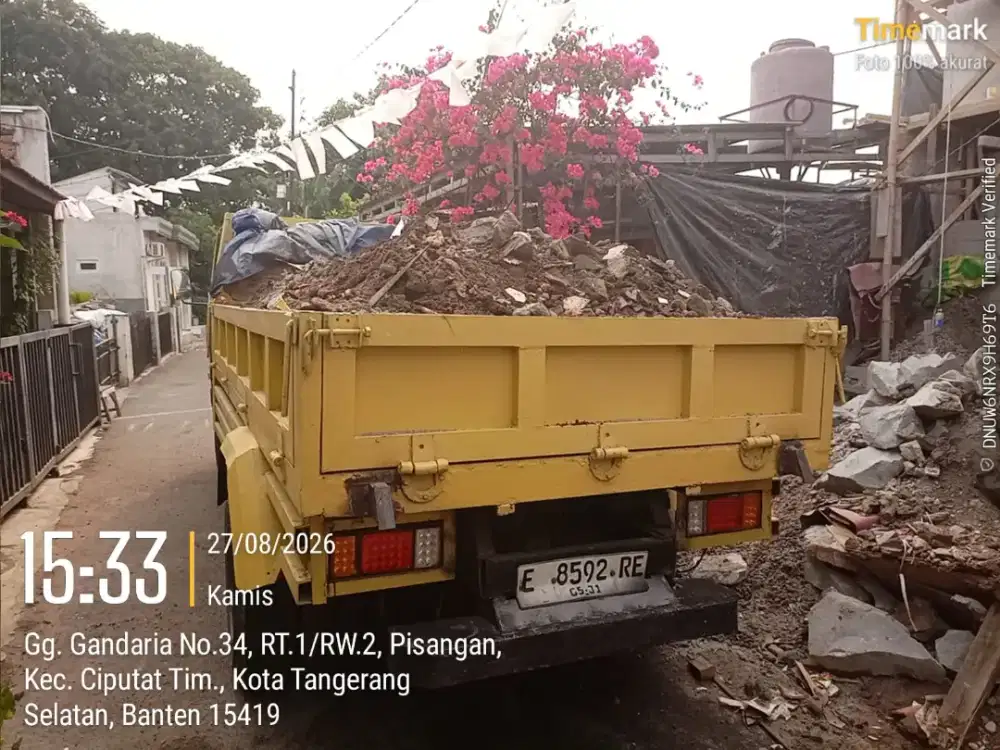 Jasa buang puing proyek