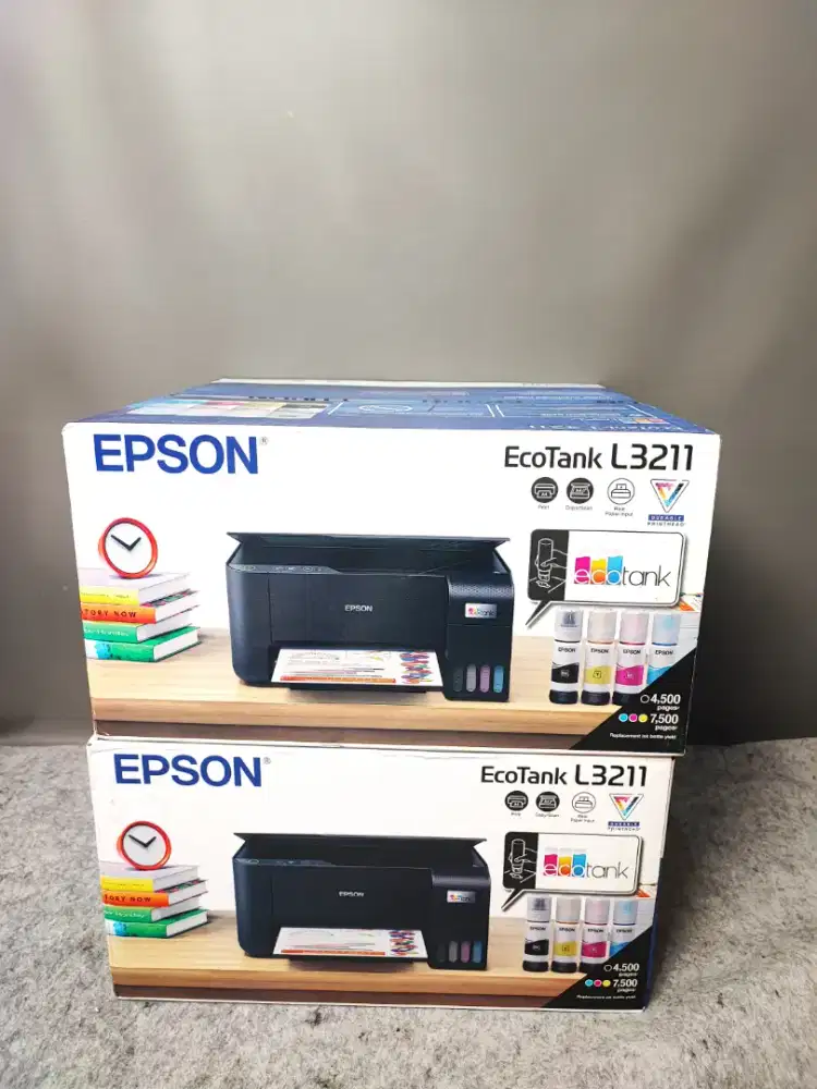 PRINTER EPSON L121 & L3211 NEW GARANSI RESMI INCLUDE TINTA ORIGINAL