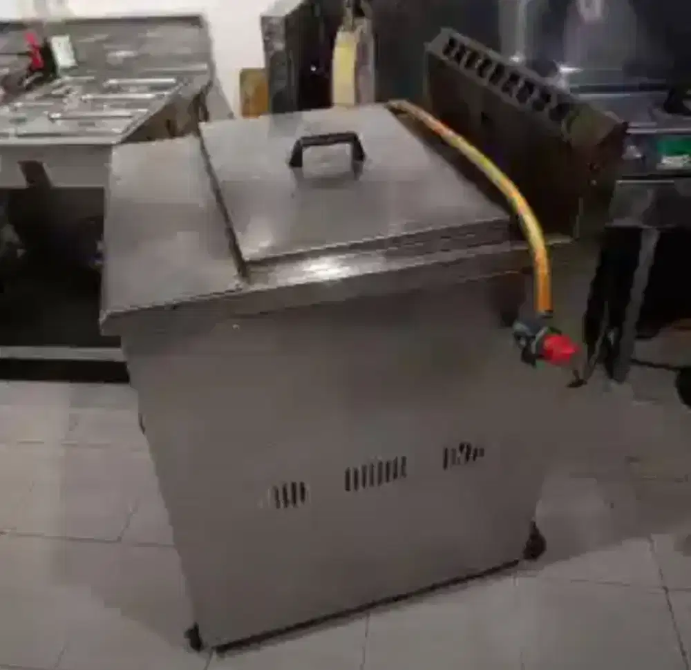 Meja stainless dan kompor mie Stainless