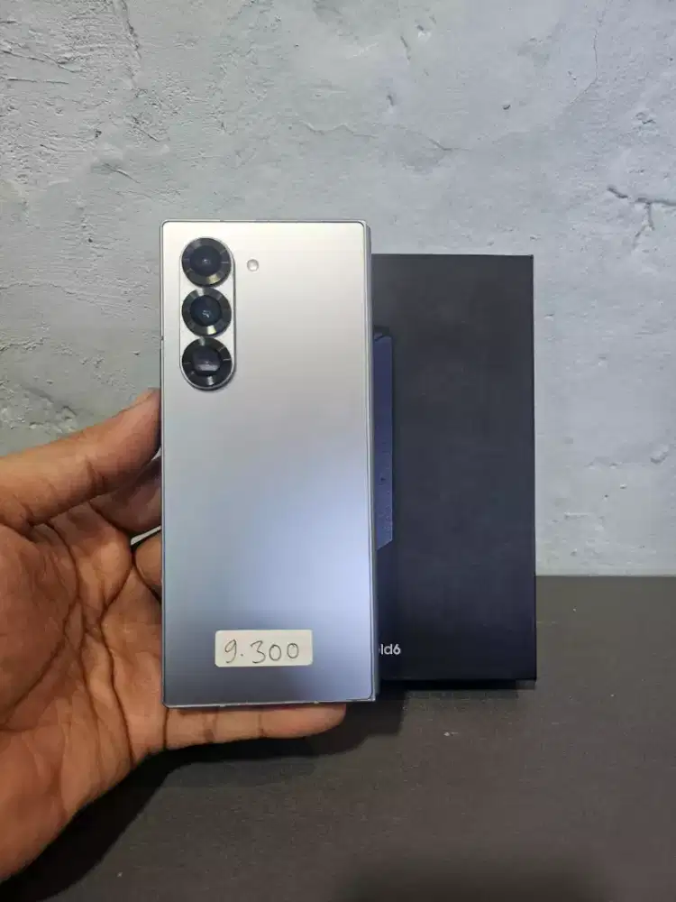 SAMSUNG Z FOLD 6 5G RAM 12/256GB ORIGINAL SEIN MULUS NORMAL FULLSHET