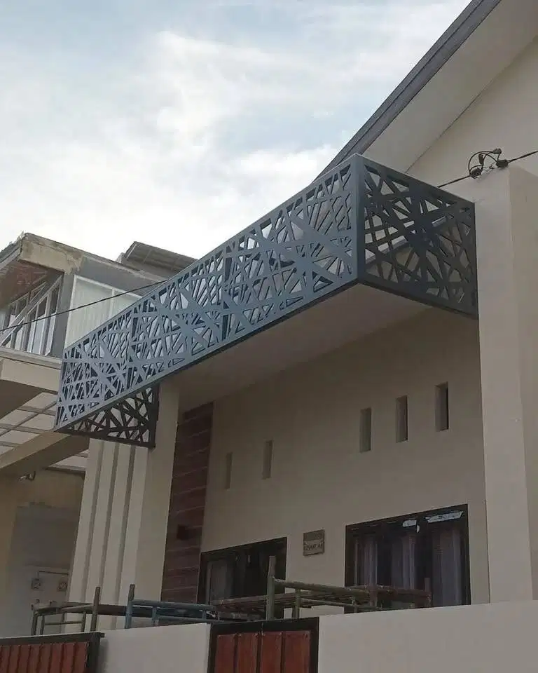 Railling tangga/railling balkon rumah model laser cutting terbaru