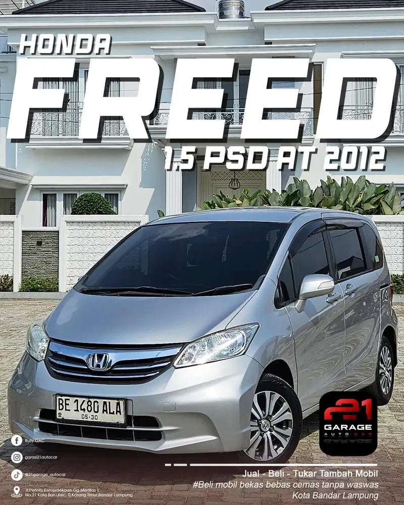 Honda freed 2012 psd metik istimewa dp ceper aja yuk buruan tinggal 1