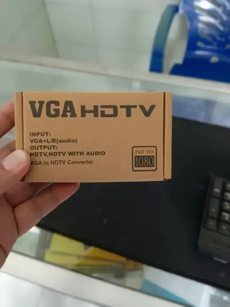 VGA to HDMI Converter Full HD 1080P – VGA + Audio ke HDMI