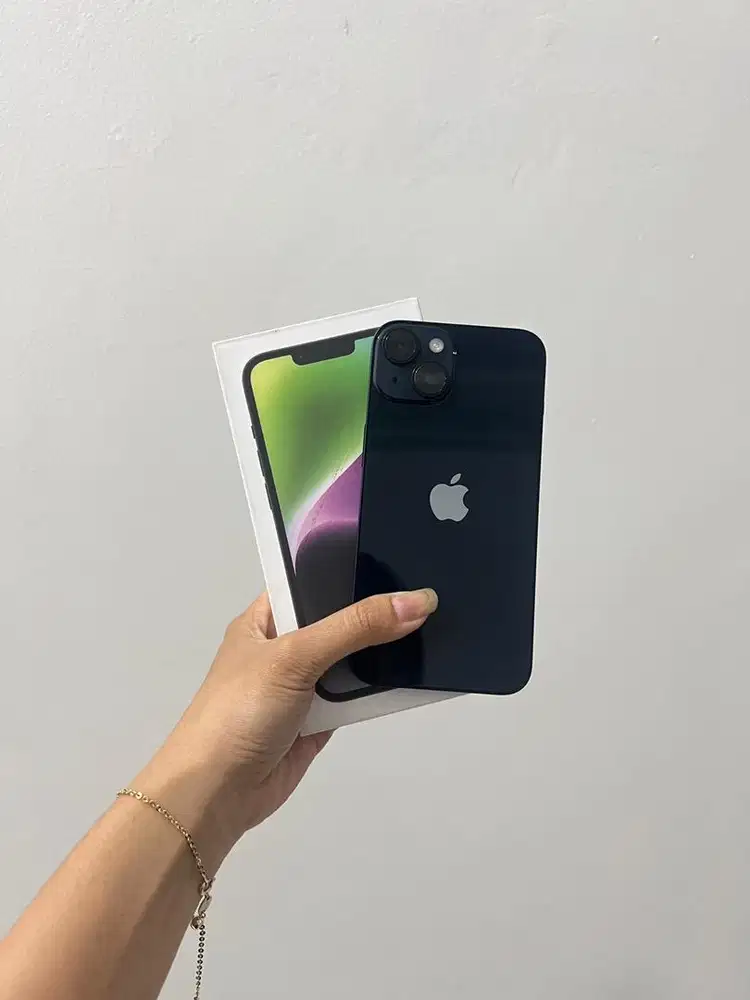 Iphone 14 128GB Esim All Op fullset mulus nominus pemakaian pribadi