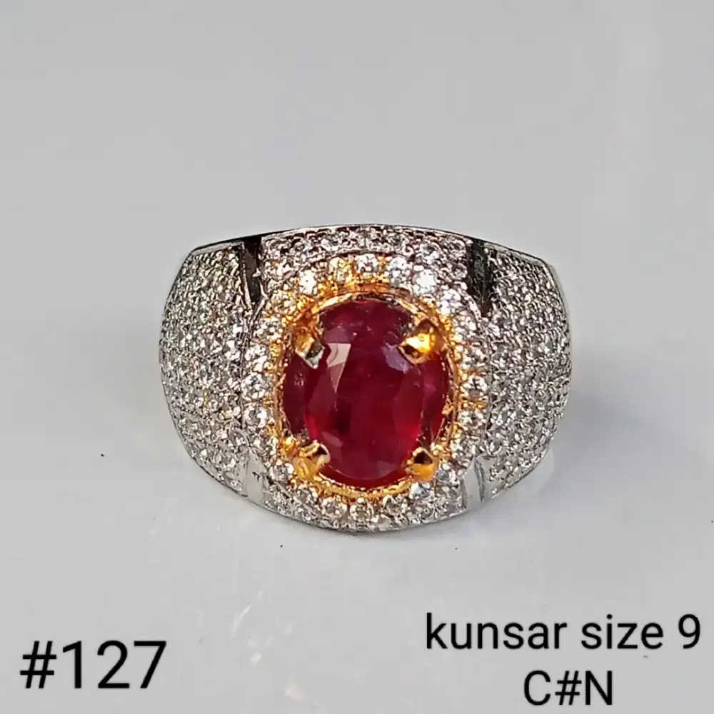 Batu permata natural Ruby Thailand Cambodia