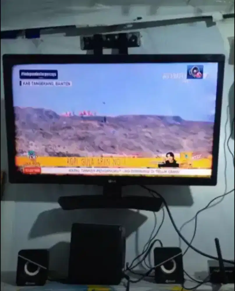 Jual tv merk LG 25 inci dan STB no minus
