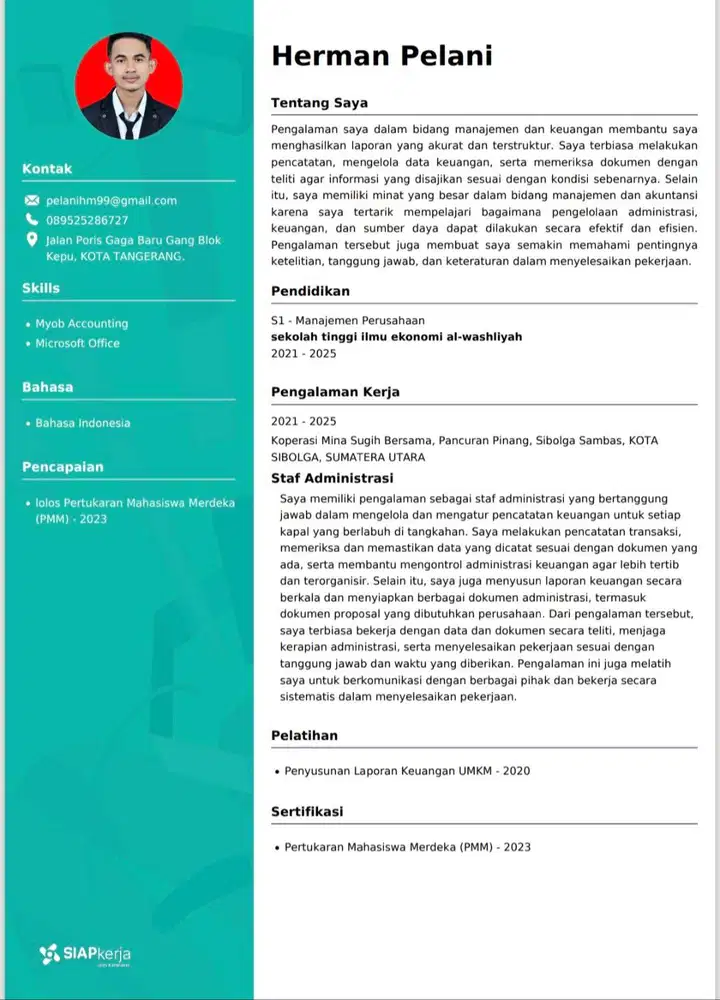 Cari lowongan Pekerjaan staf administrasi/finance