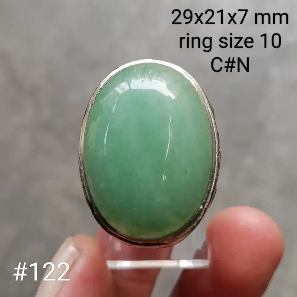 Batu natural green aventurine