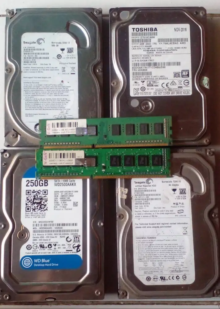 Paket HDD PC 3.5 + RAM PC Murah Ada Bonusnya