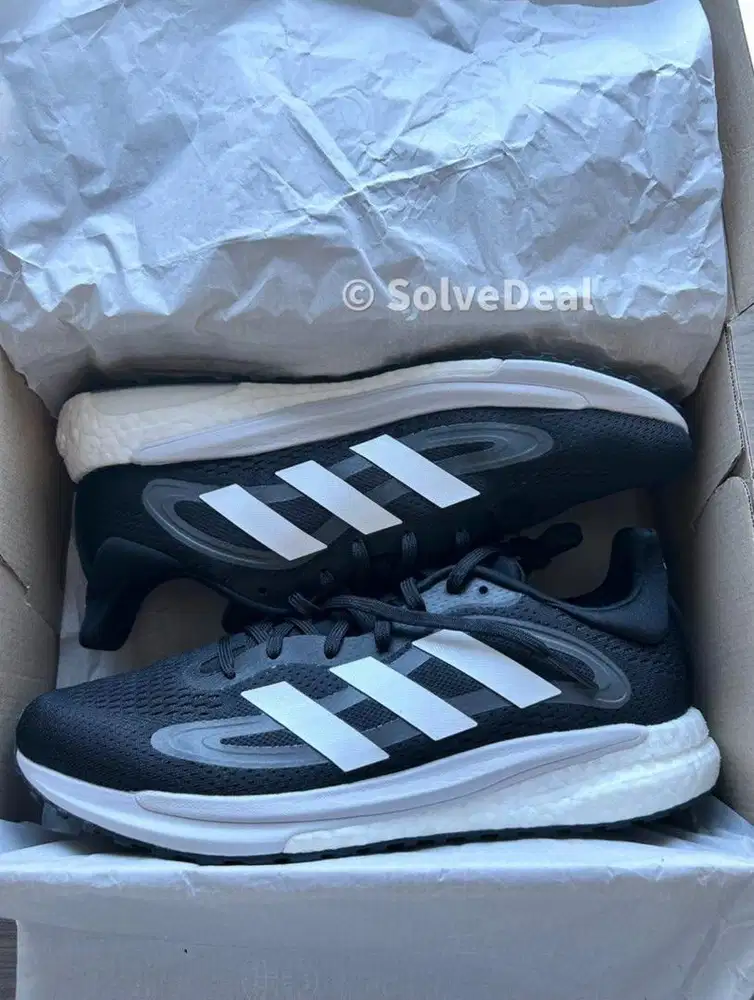 Sepatu Adidas Solarglide 4 Black White Sepatu Running