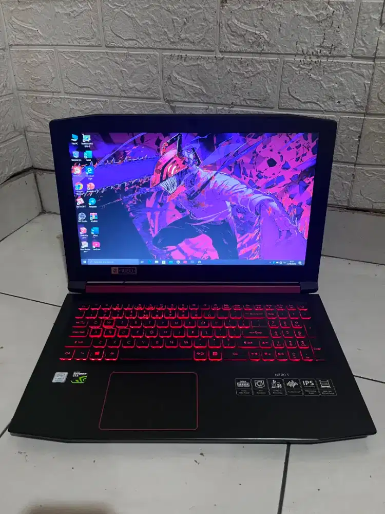 Dijual Acer Nitro 5 AN515 intel core i7-8750H(ram 16/ssd 128/HDD 1 tb)