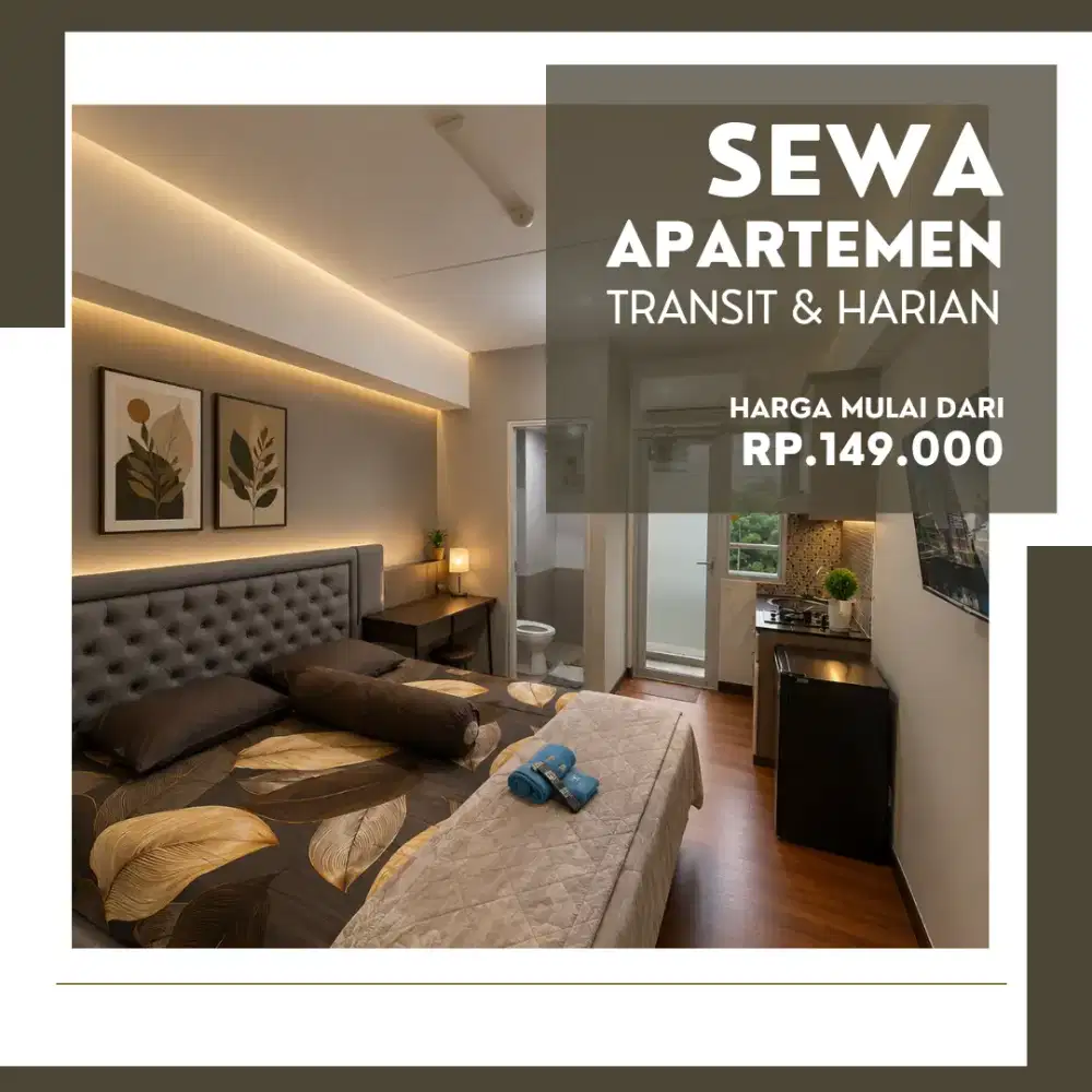 Sewa apartemen harian GREEN PRAMUKA city cempaka putih jakarta PUSAT