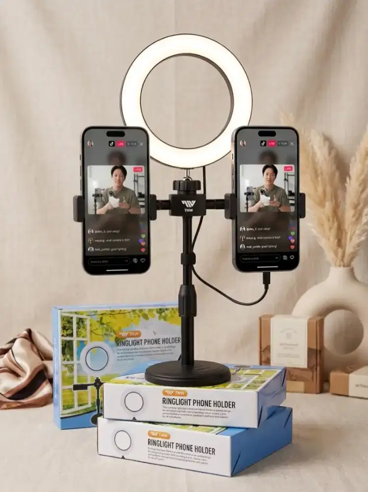 Ringlight Live Tiktok Shopee dll