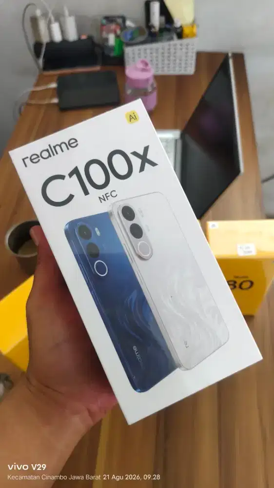 Realme C100X 6+12/256gb NFC 8000mAh baru PROMO