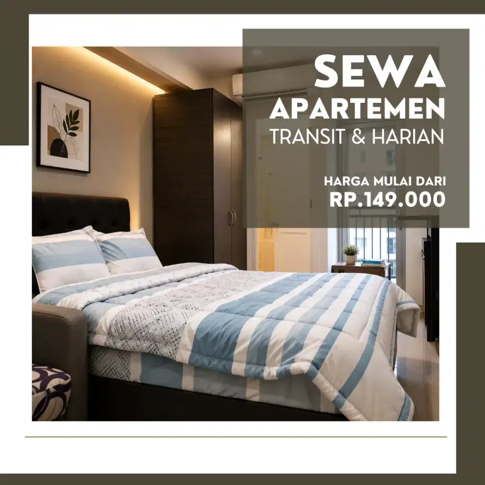 SEWA APARTEMEN TRANSIT JAMAN GREEN PRAMUKA CITY JAKARTA PUSAT