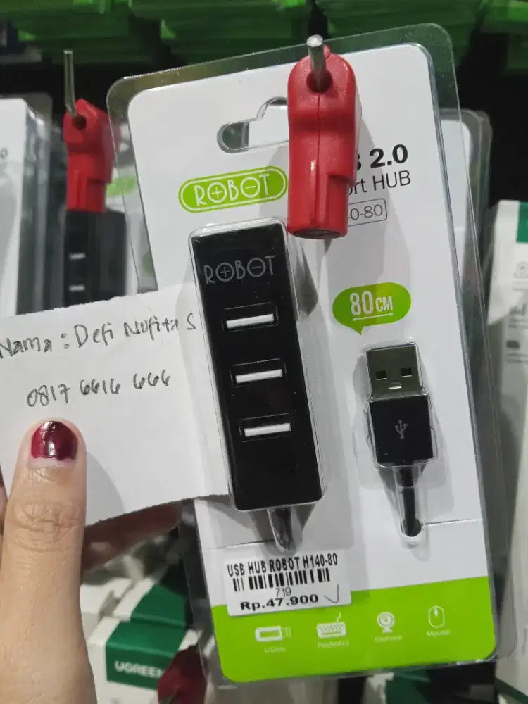 USB HUB ROBOT H140-80