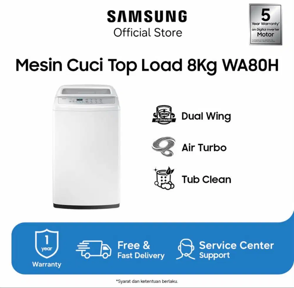 MESIN CUCI 1 TABUNG