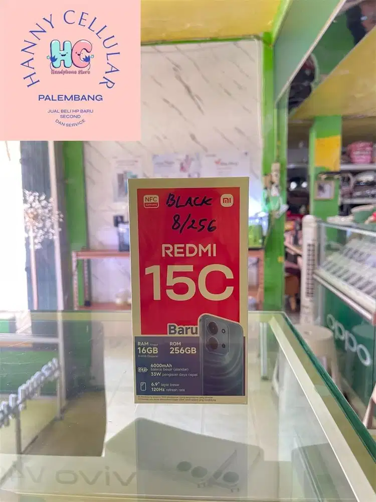 Redmi 15C 8/256 Baru Garansi Resmi