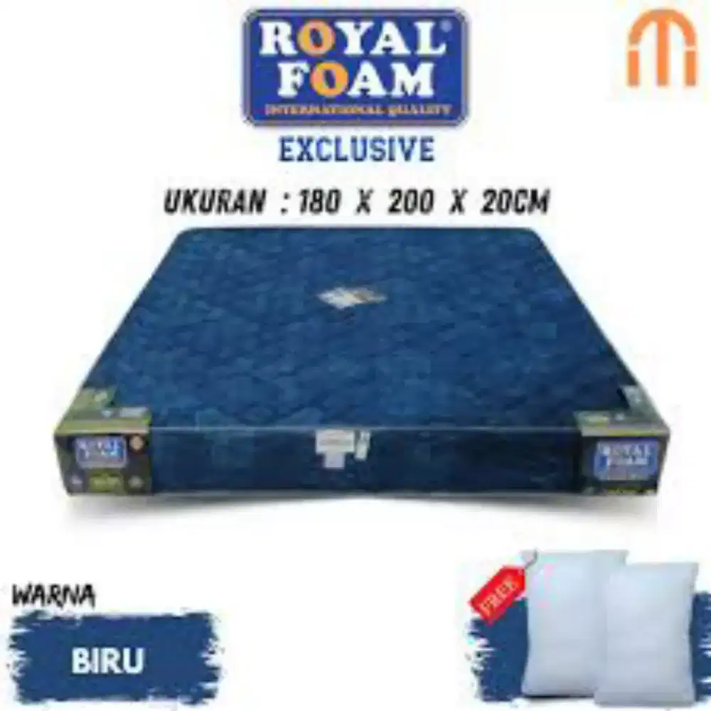 di jual kasur royal foam 180 x 200 x 20 bekas