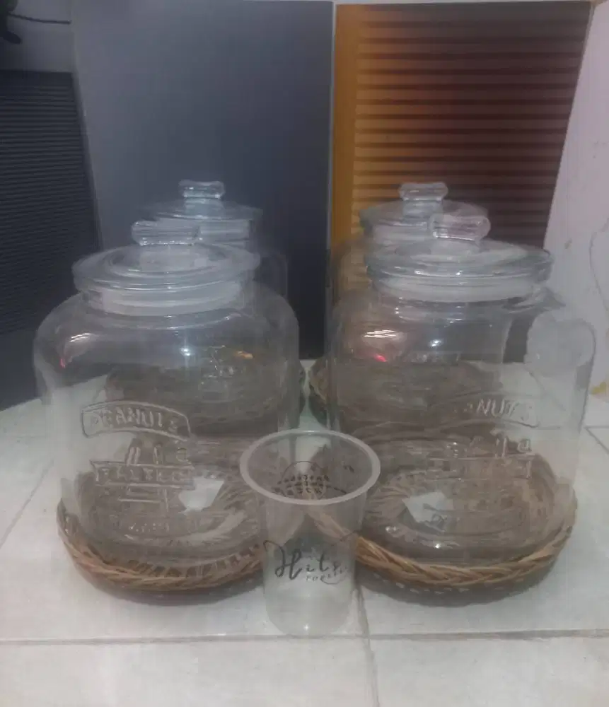 Toples kaca Kris vintage (4 pcs)