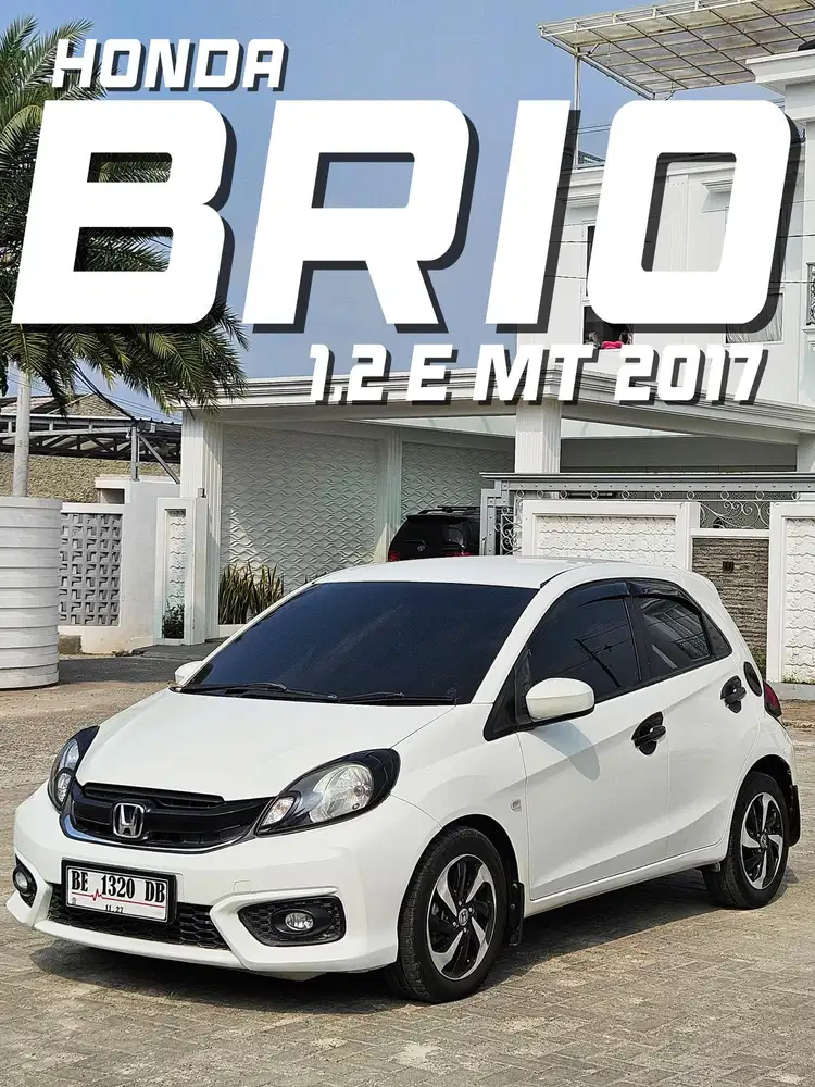 Honda brio 2017 E 1.2 ckd manual full istimewa dp 7 juta sisa 1