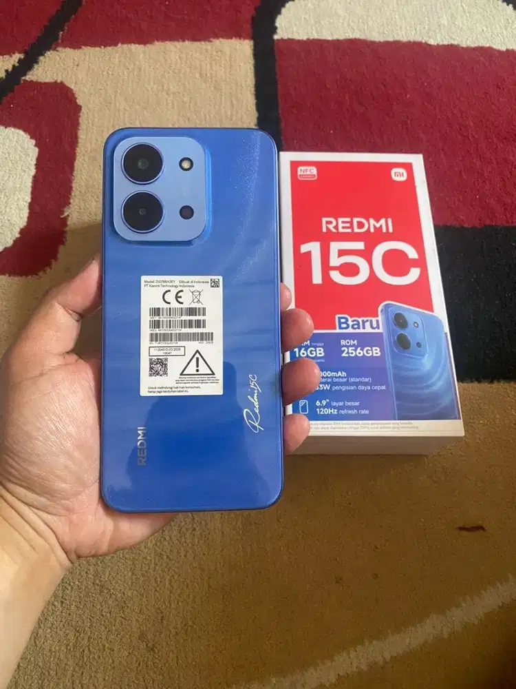 BISMILLAH REDMI 15C RAM 8/256 FULSET MULUS