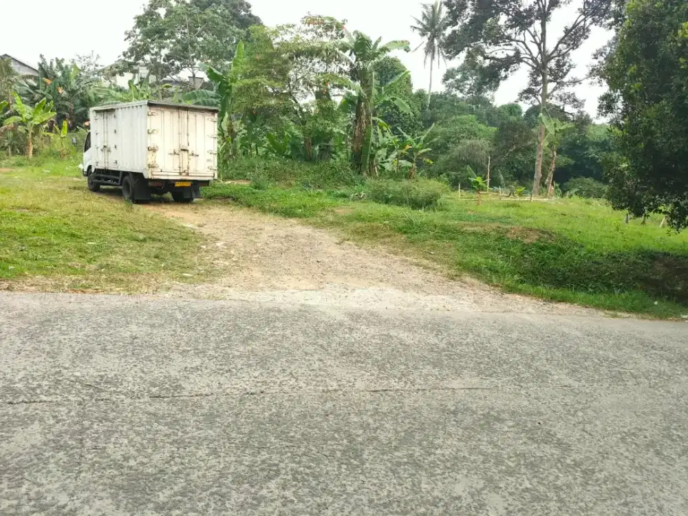 Dijual tanah SHM Pinggir jalan lokasi Banjarwangi Ciawi Bogor